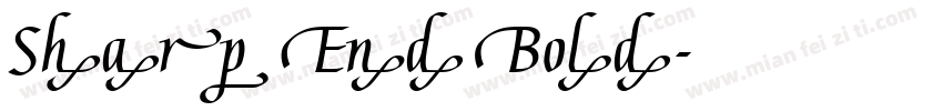 Sharp End Bold字体转换